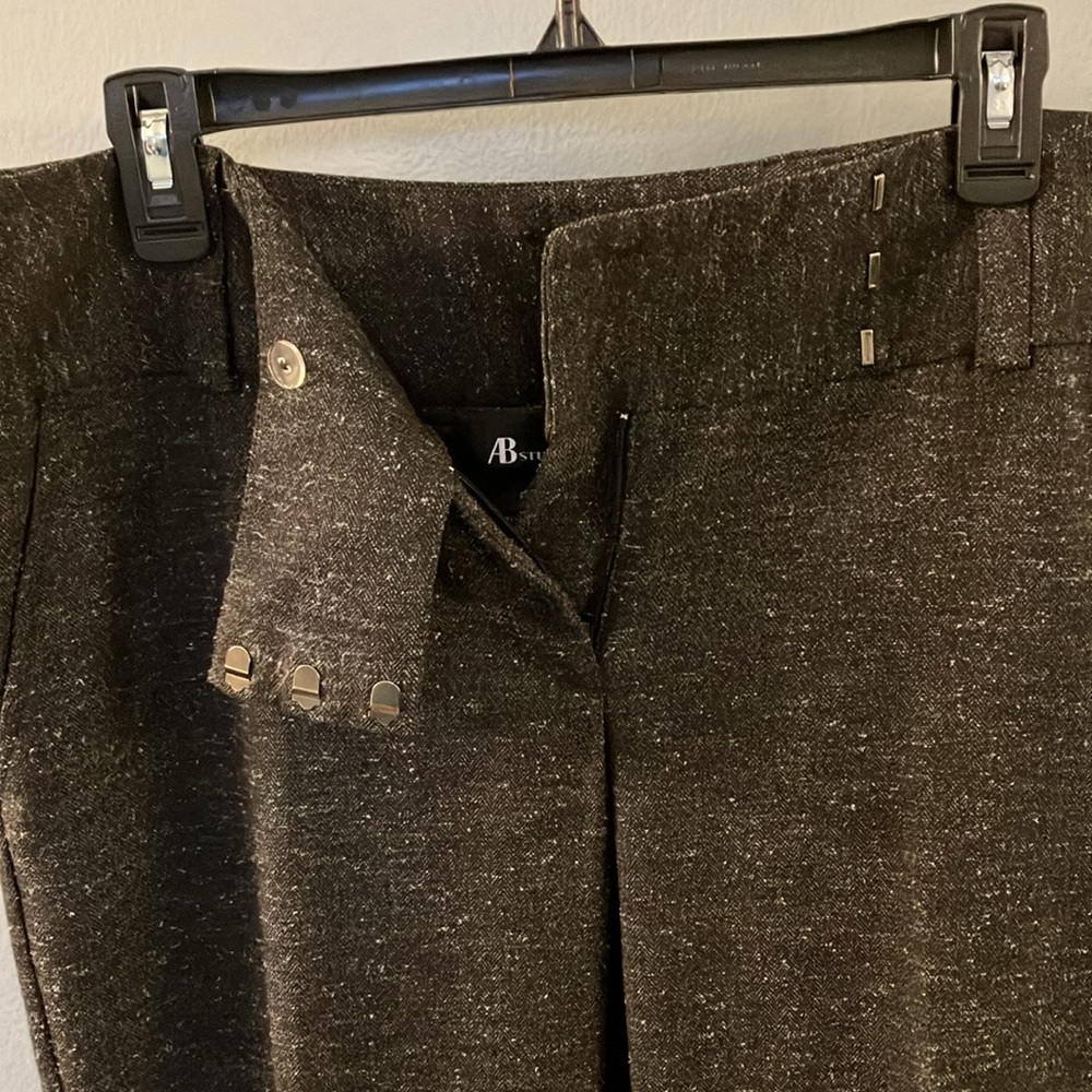 Vintage Women’s AB Studio Black Tweed pants size 6